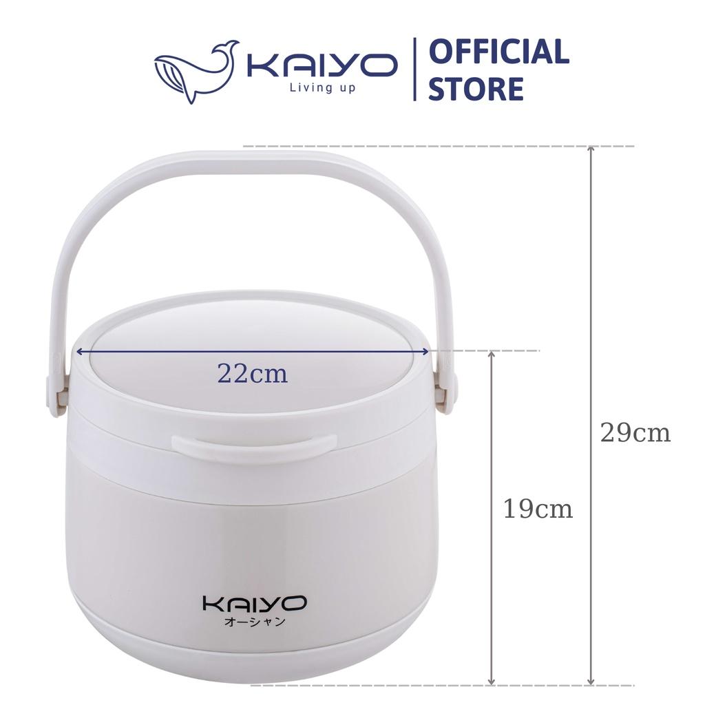 Nồi ủ chân không KAIYO, màu trắng, dung tích 3,0 lít