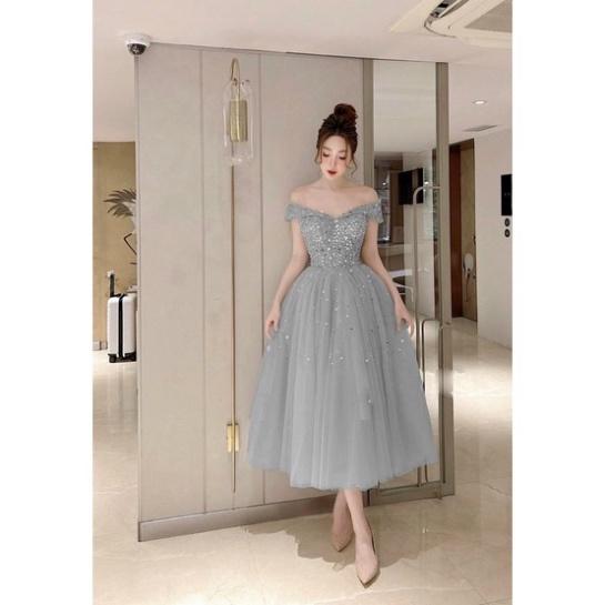 Đầm xoè công chúa lưới kết kim sa treo tròn ivy fashion - size S/M/L - MS216Y đi biển dự tiệc dạo phố bigsize gợi cảm se