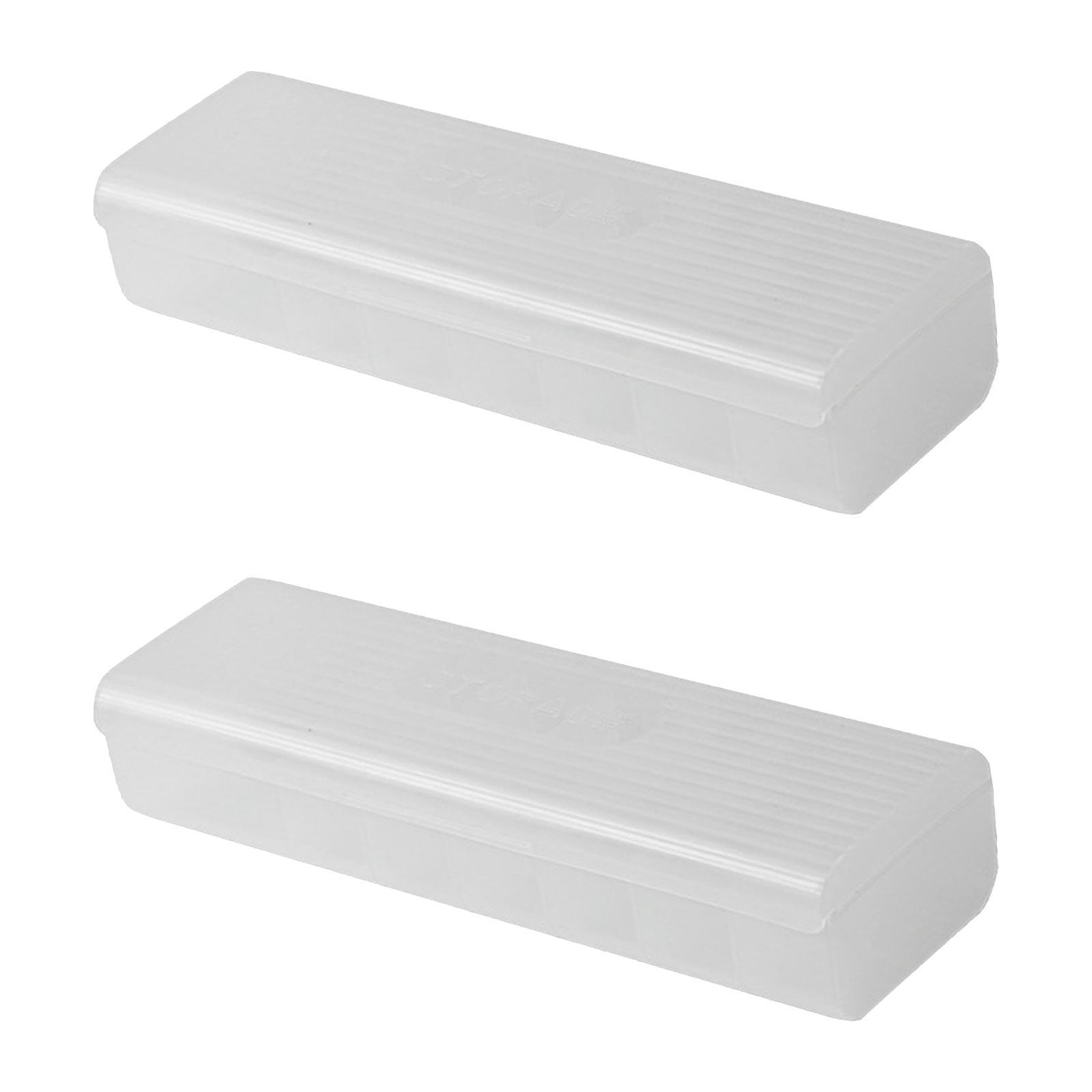 2x Charge Cable Management, Cable Cord Storage Box, Portable with Lid, Desktop