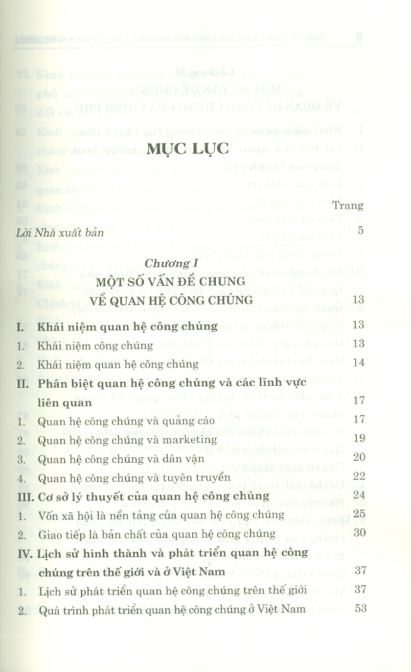 Quan Hệ Công Chúng Của Chính Phủ Trong Bối Cảnh Cải Cách Hành Chính Nhà Nước Ở Việt Nam