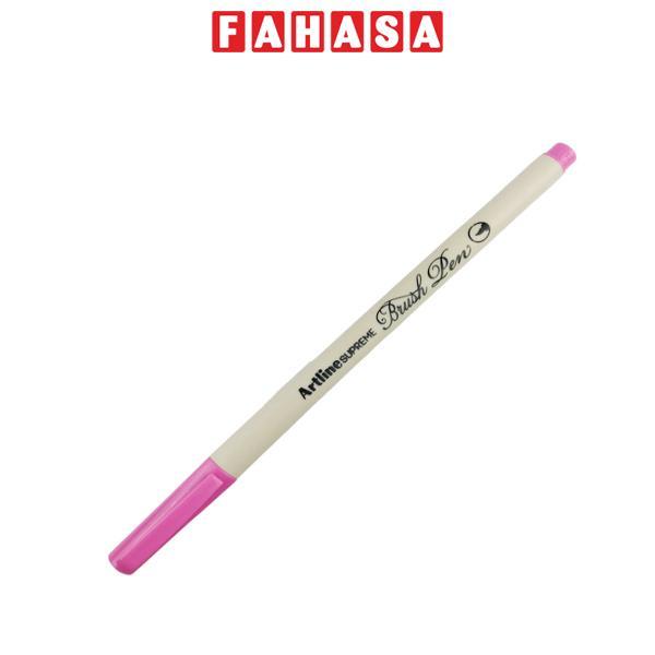 Bút Lông Đầu Cọ Artline Supreme Brush Pen EPFS-F - Màu Hồng