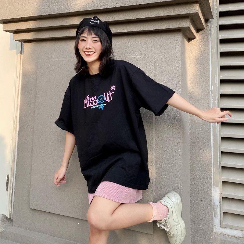 Áo Thun unisex tay lỡ SMILEY TEE || Hany shop