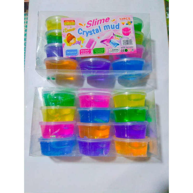 Hộp 12 hũ Slime chất nhờn ma quái