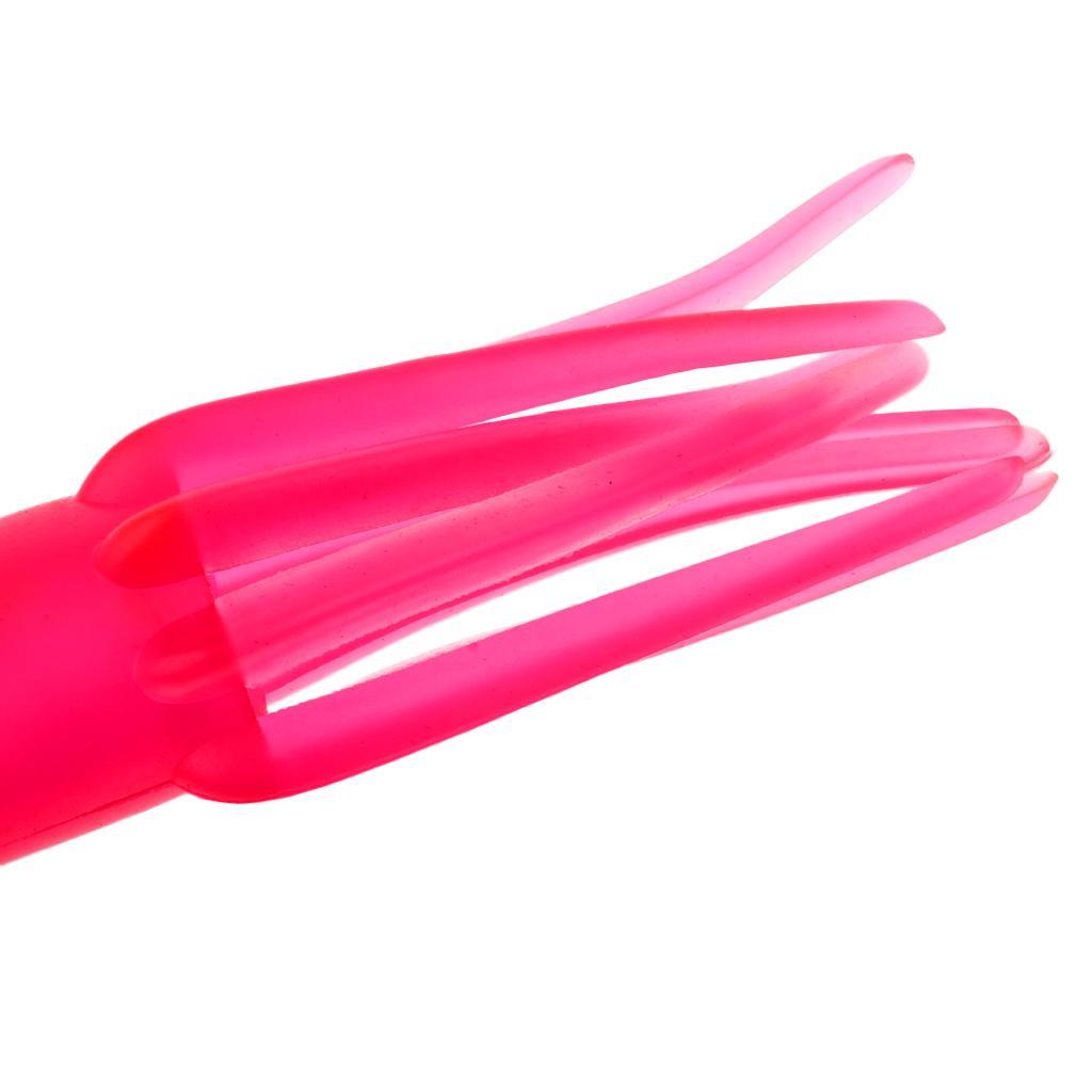22cm Squid Skirt Artificial Soft Fishing Red