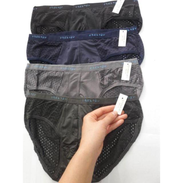 Combo 4 Quần Lót Nam Thông Hơi Xuất Nhật