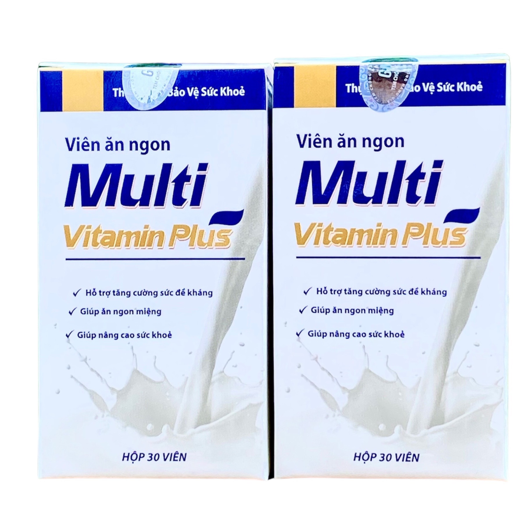 [ MUA 1 TẶNG 1] Viên ăn ngon Multi Vitamin Plus hộp 30 viên_ Hỗ trợ cải thiện biếng ăn, cải thiện cân nặng, giúp ăn ngon ngủ ngon, tăng cường sức đề kháng
