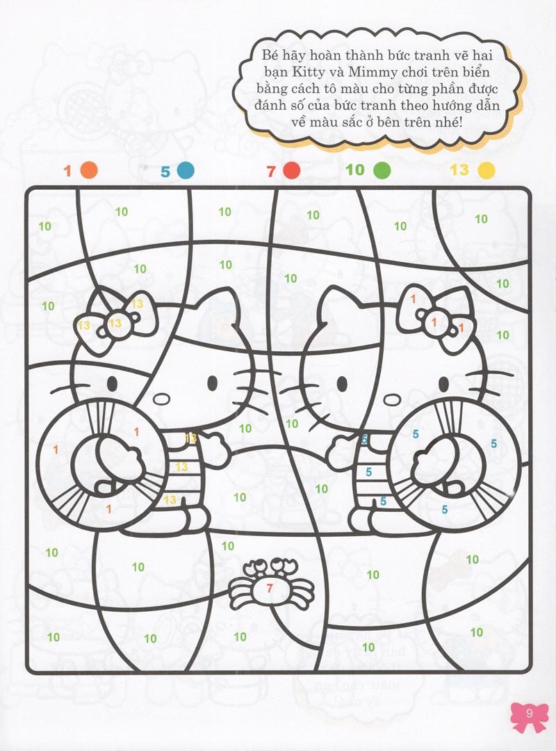 Hello Kitty - Rèn Luyện Khả Năng Nhận Biết (Tô Màu)
