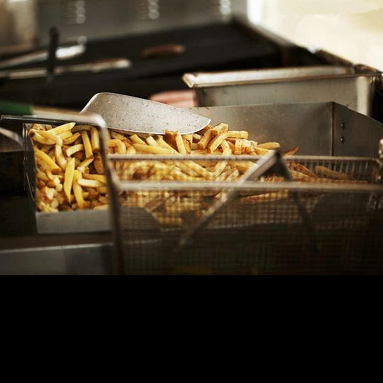 Stainless Steel Chips Deep Fry Baskets Colander for Cooking Kitchen Barbecue