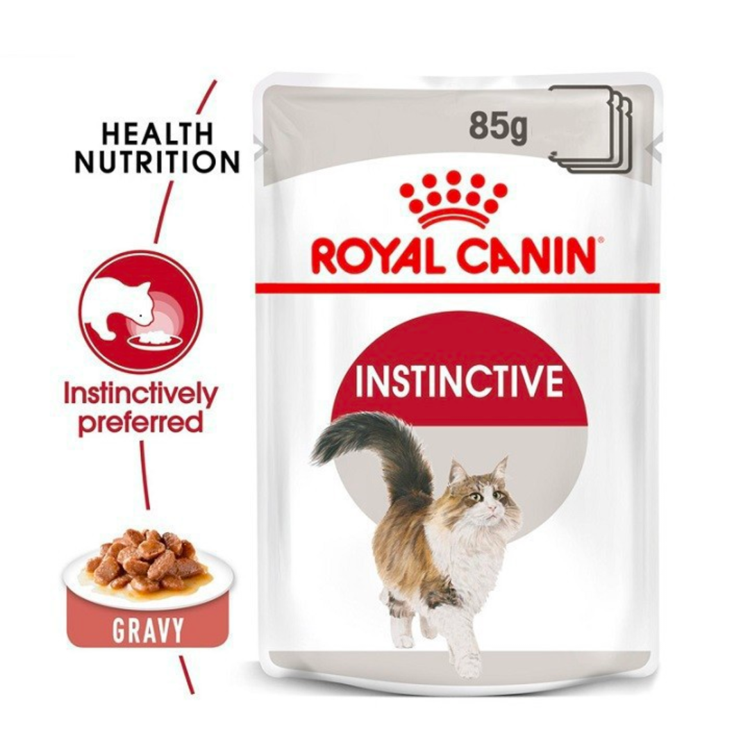 Pate Thức Ăn Ướt Dạng Sốt Royal Canin Instinctive Cho Mèo Trưởng Thành - Gói 85G