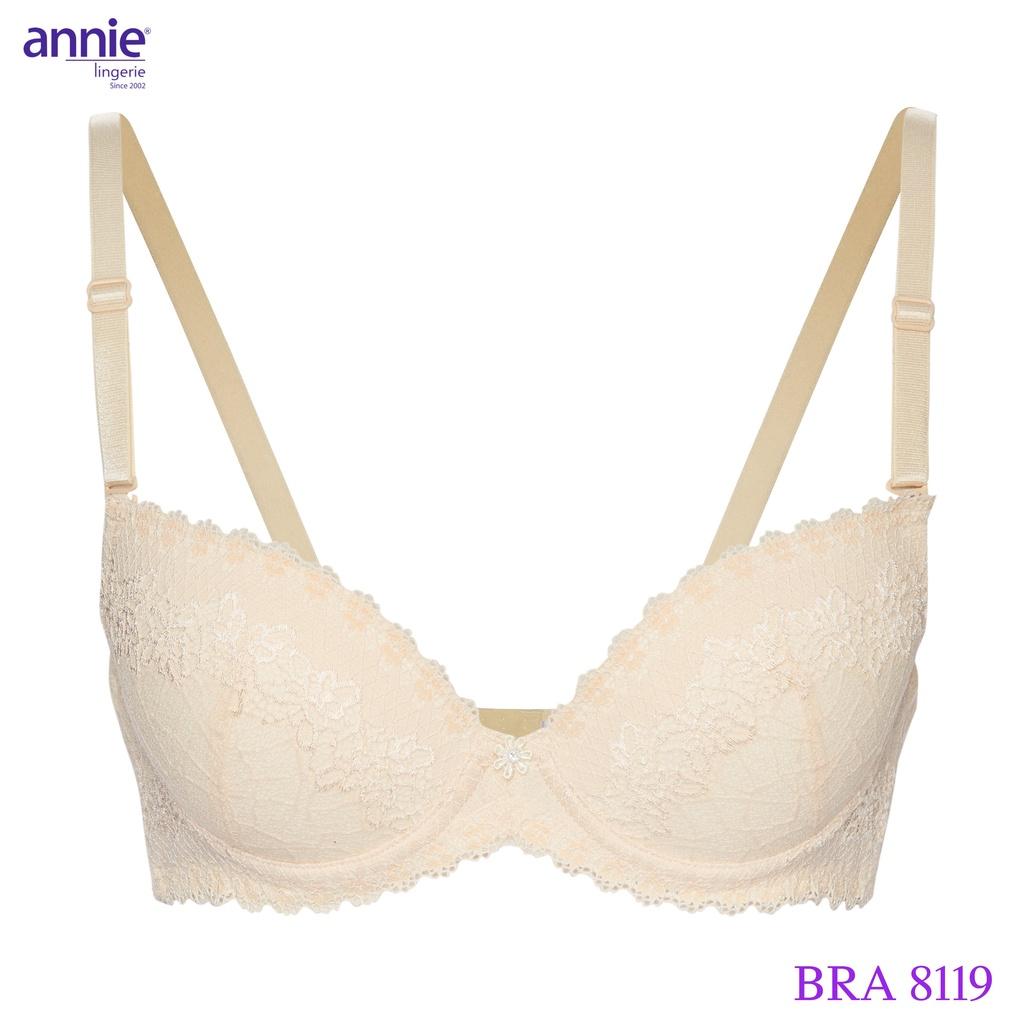 Áo Ngực Mouse Dày Phối Ren Cao Cấp annie bra 8119 nâng ngực Sexy, tạo khe gợi cảm, sang trọng, quyến rũ hợp thời trang