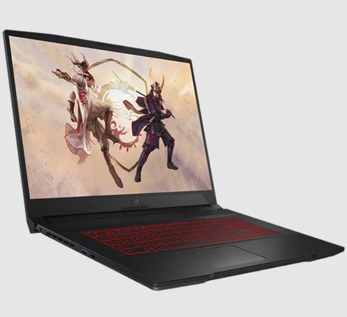 Laptop MSI Gaming Katana GF76 11UE-446VN (i7-11800H Gen 11th | 16 GB DDR4 | SSD 512GB PCIe | VGA RTX 3060 6GB GDDR6 | 17.3 FHD IPS 144Hz | Win11|Black) - Hàng Chính hãng