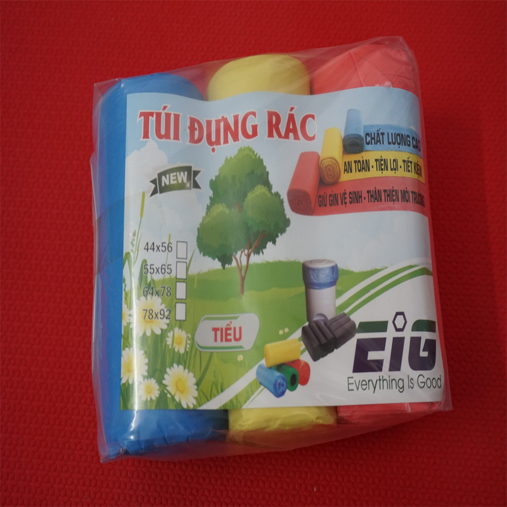 Combo 3 Cuộn Túi Đựng Rác - Màu ngẫu nhiên