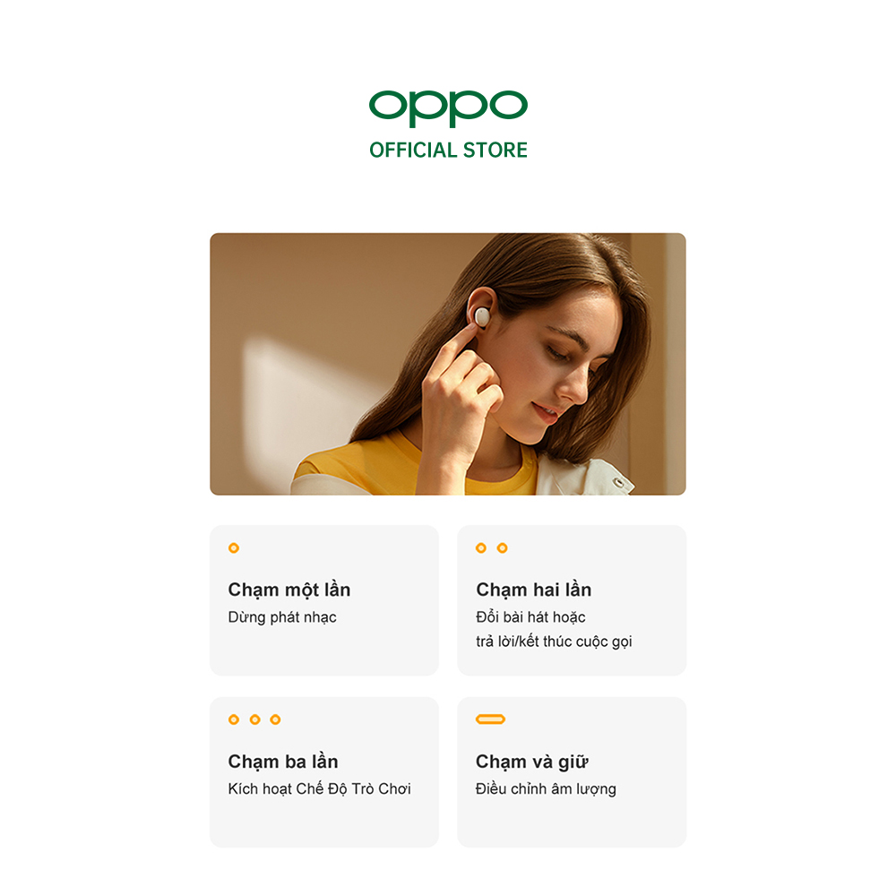 Combo Sản Phẩm OPPO (Đồng Hồ OPPO Band + Tai Nghe OPPO Enco Buds) - Hàng Chính Hãng