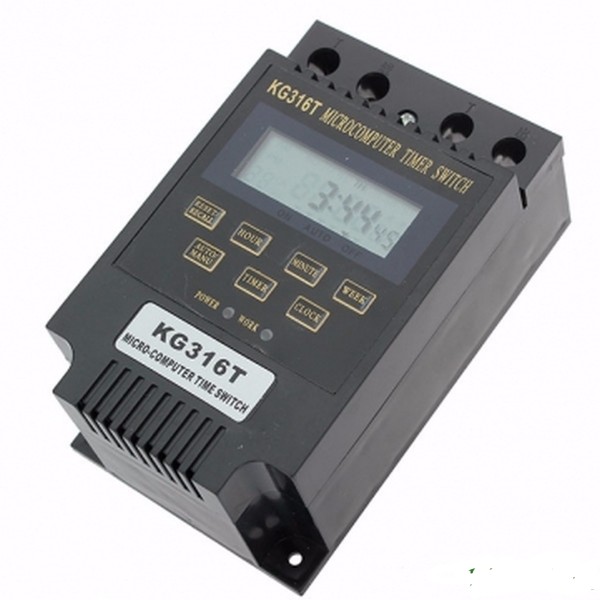 Công tắc hẹn giờ kg316T công suất lớn 25A/220V 17 chương trình timer hẹn giờ điện tử ổ cắm hẹn giờ