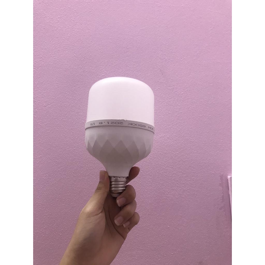 Combo 10 cái Đèn búp nhựa 20W sử dụng điện chiếu sáng 220V