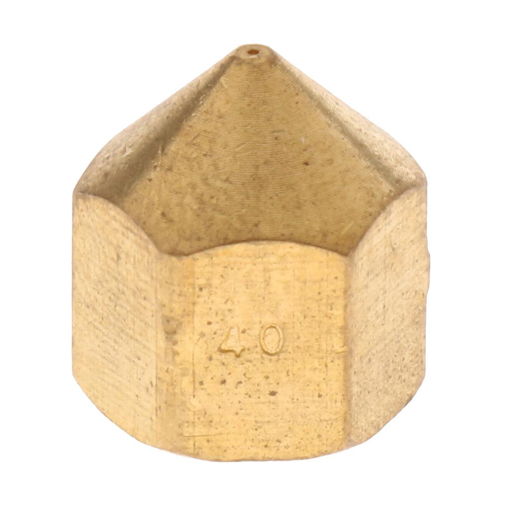 3D Printer Brass Nozzle 0.3/0.4/0.5mm M10 Extruder Print Head - 0.3mm
