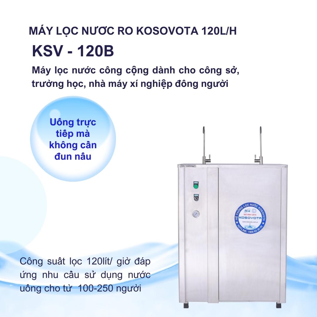 Máy lọc nước RO Kosovota 120L/H bán công nghiệp (Hàng chính hãng)