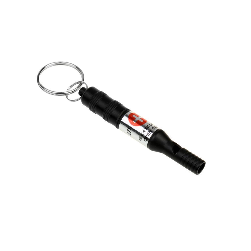 3-5pack Mini Emergency Survival Whistle Keychain Outdoor Camping Hiking Tool