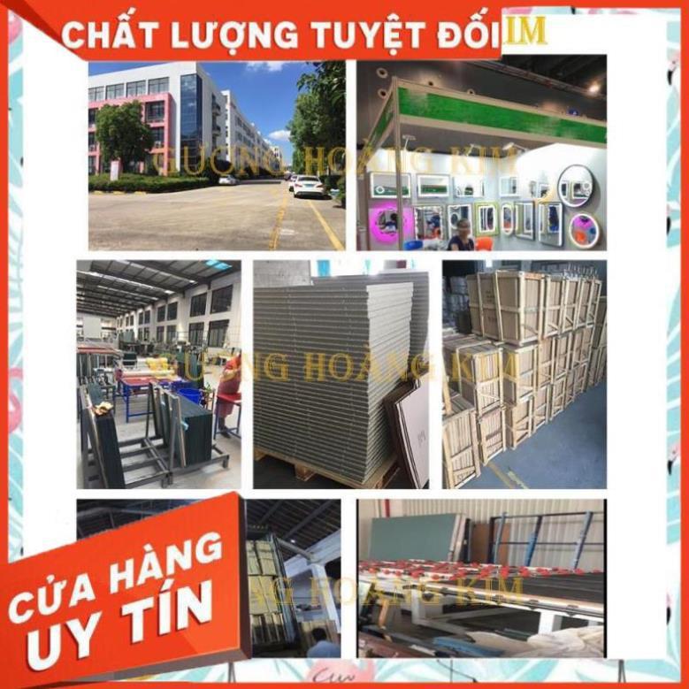 Gương led nhà tắm chữ nhật trang điểm treo tương đèn led cảm ứng thông minh kích thước 60x80 cm - guonghoangkim mirror