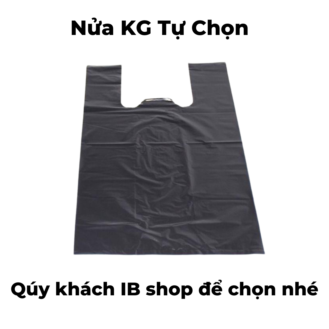 [GIAO HỎA TỐC] Túi Bóng Đen Đóng Hàng, Túi Nilon Gói Hàng Đủ Size