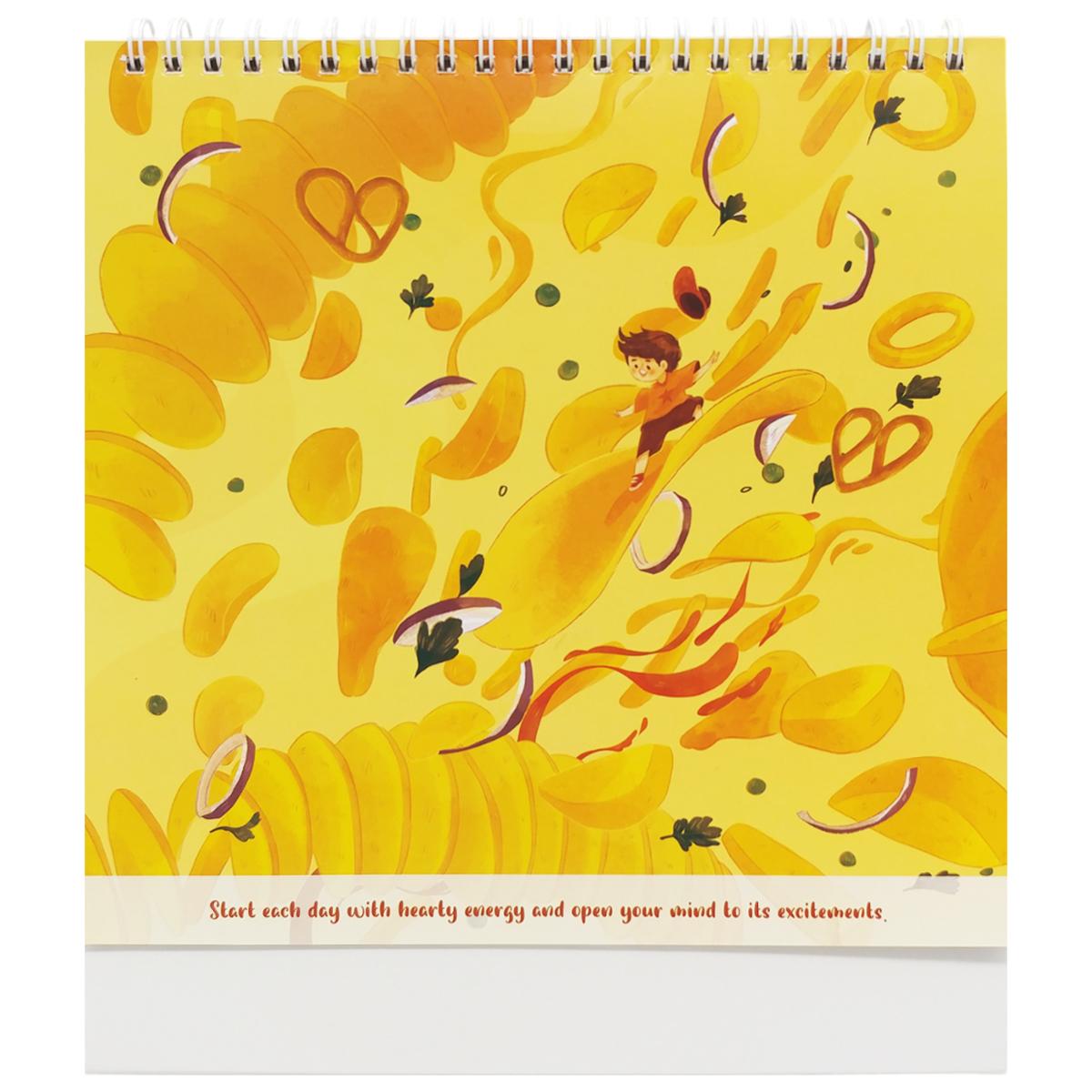 Lịch Bàn 2025 - The Tastes Of Life - Sdstationery 2025-SD-LBA