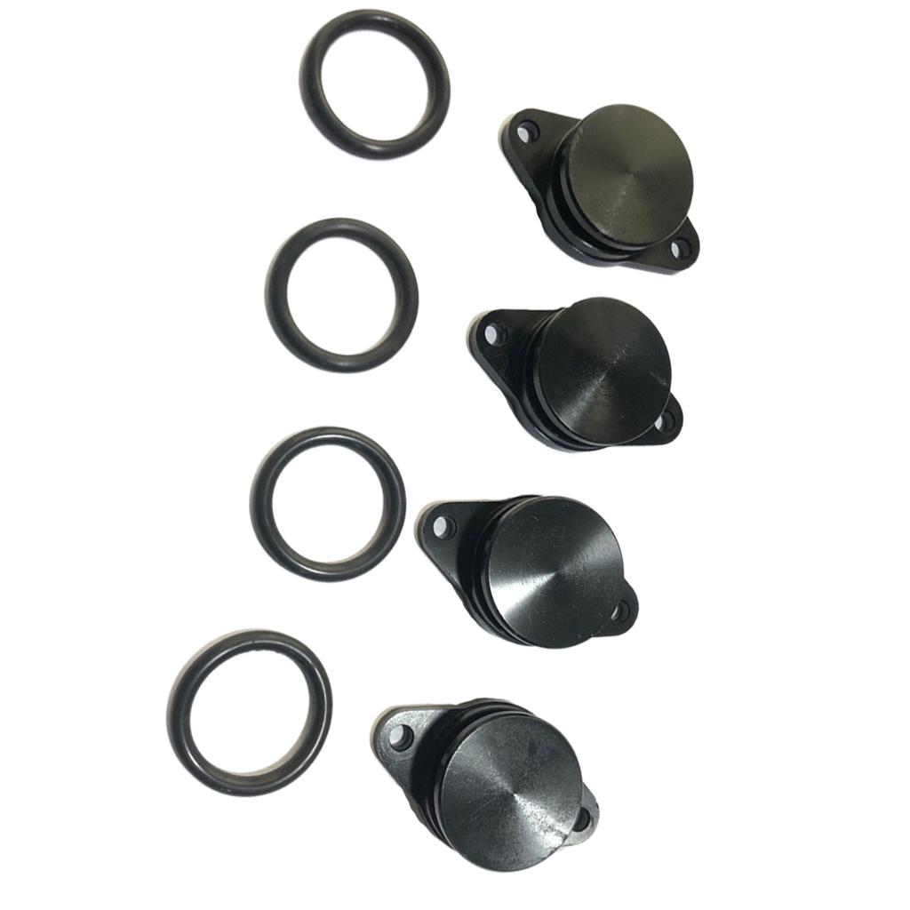 4pcs 33mm Swirl Flap Blanking Bungs Kit for BMW E60 E61 E90