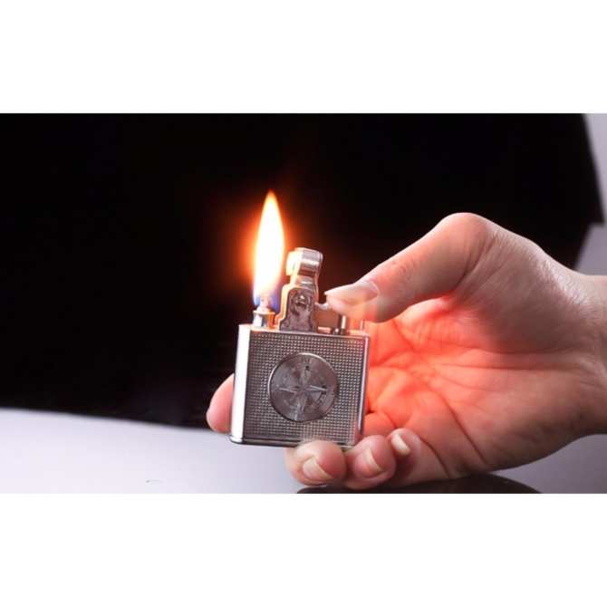 Hộp Quẹt Bật Lửa Cối Xăng Đá XD-20-1 + Tặng Tai Nghe Nhét Tai Cao Cấp