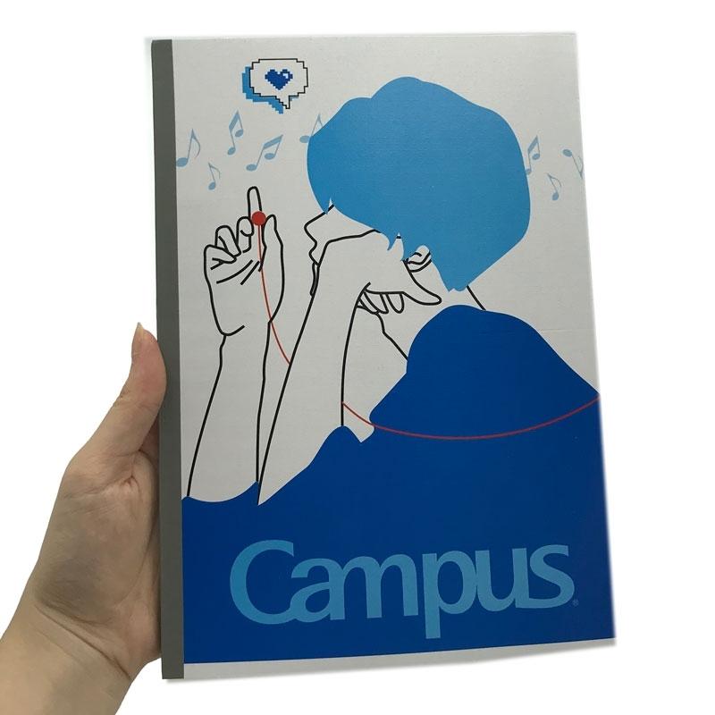 Vở Couple B5 Kẻ Ngang Có Chấm 120 Trang ĐL 70g/m2 - Campus NB-BCOU120 (Mẫu Màu Giao Ngẫu Nhiên)