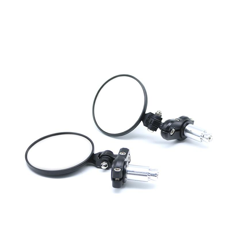 Set 2 gương chiếu hậu tròn 7 / 8 " chuyên dụng cho xe máy Suzuki Kawasaki honda Yamaha