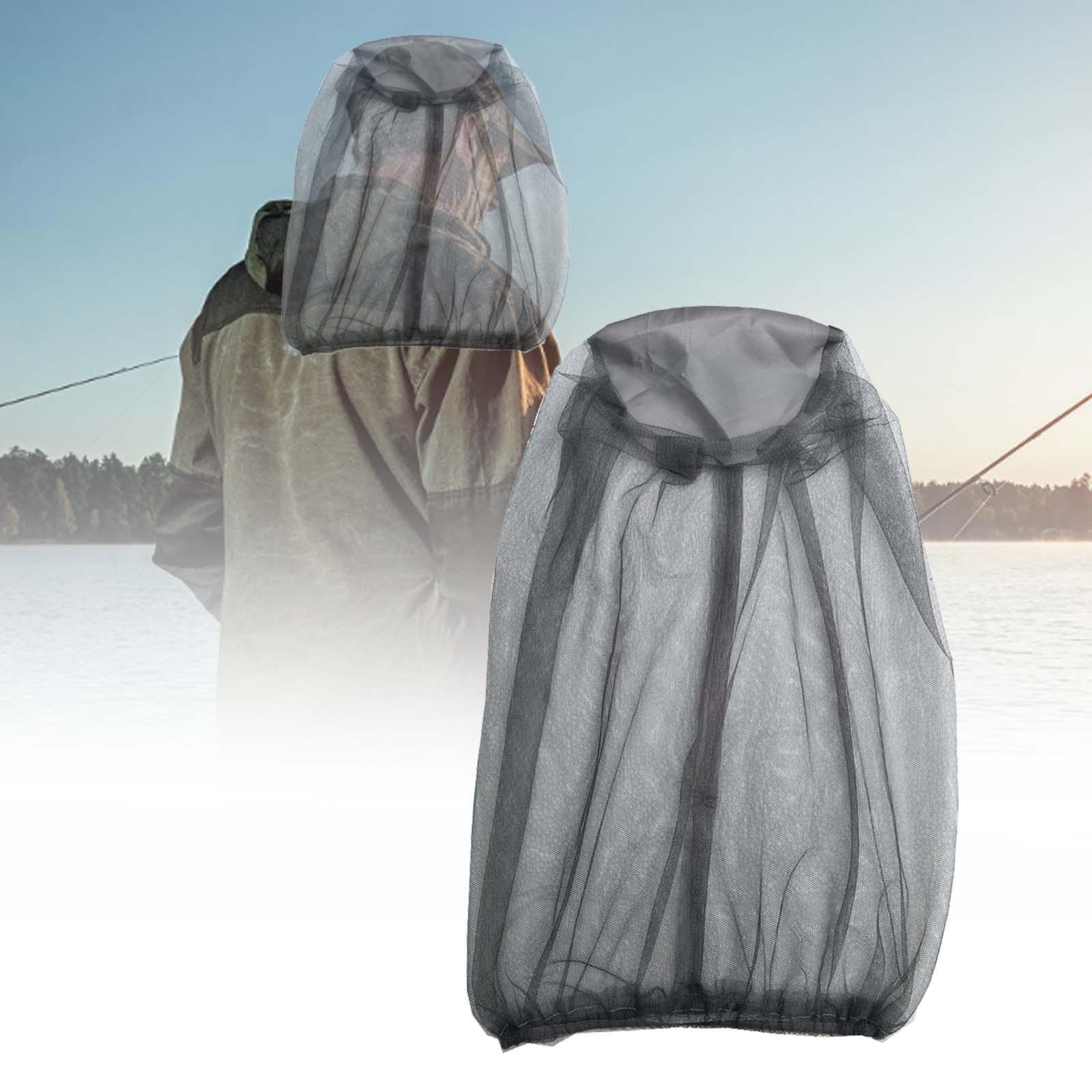 Head Net Mesh Face Neck Netting Hood Comfortable Face Protection Durable Breathable Fishing Cap for Outdoor Hiking Gardening Climbing