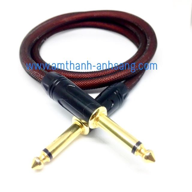 dây Jack 2 đầu 6 li 01 dây dài 5m, đàn guitar, ghi ta, đàn organ, trống điên tử