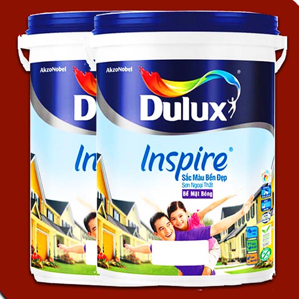 Sơn Ngoại Thất Dulux Inspire Sắc Màu Bền Đẹp 79AB Bóng Giúp Giữ Màu Bền Bỉ Cho Ngôi Nhà Của Bạn, Chống Phai Màu (MÀU TRẮNG)