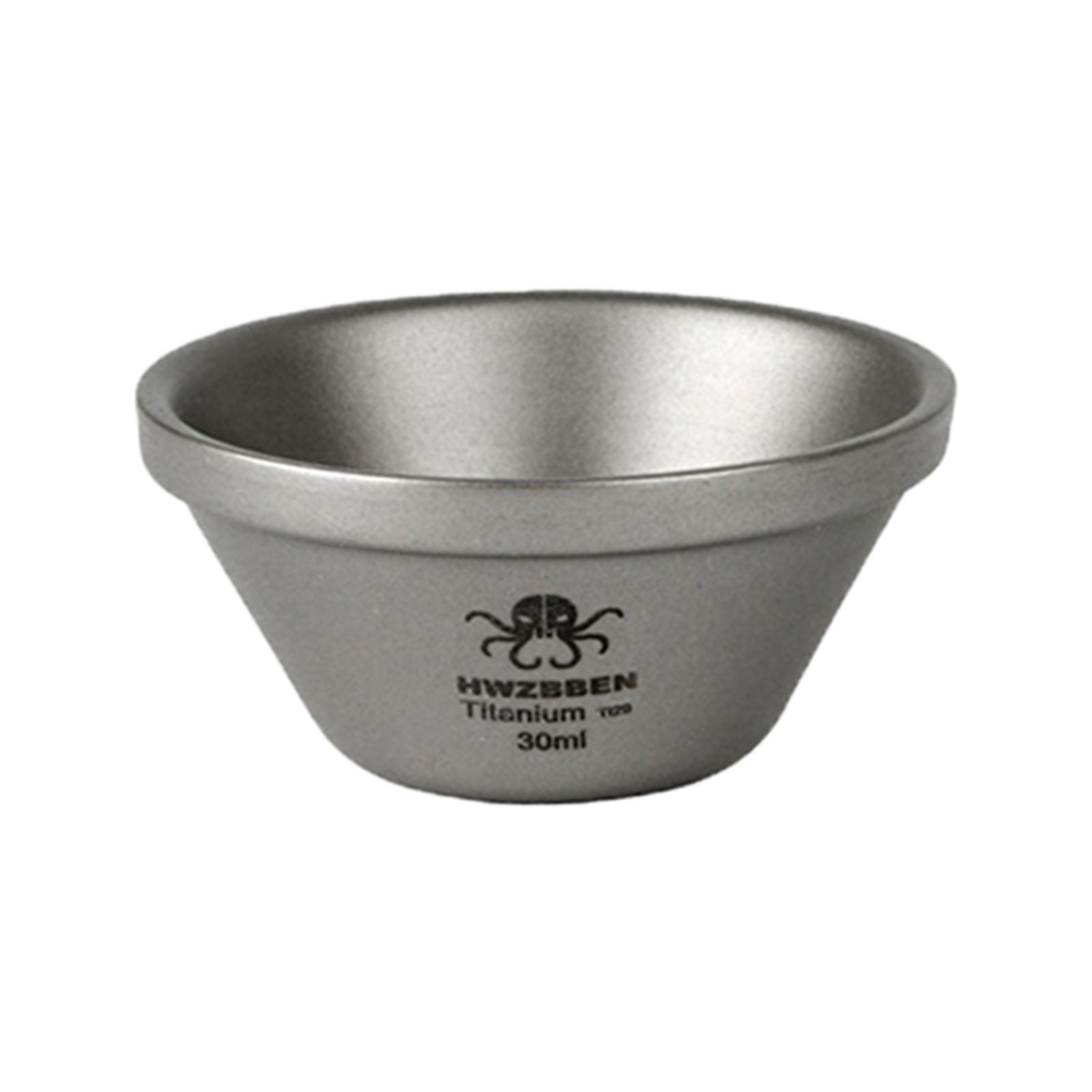 Titanium Cup Double Wall Coffee Cups Liquor Cup Mug Beer Cup Tea Drink Cup for Camping Water