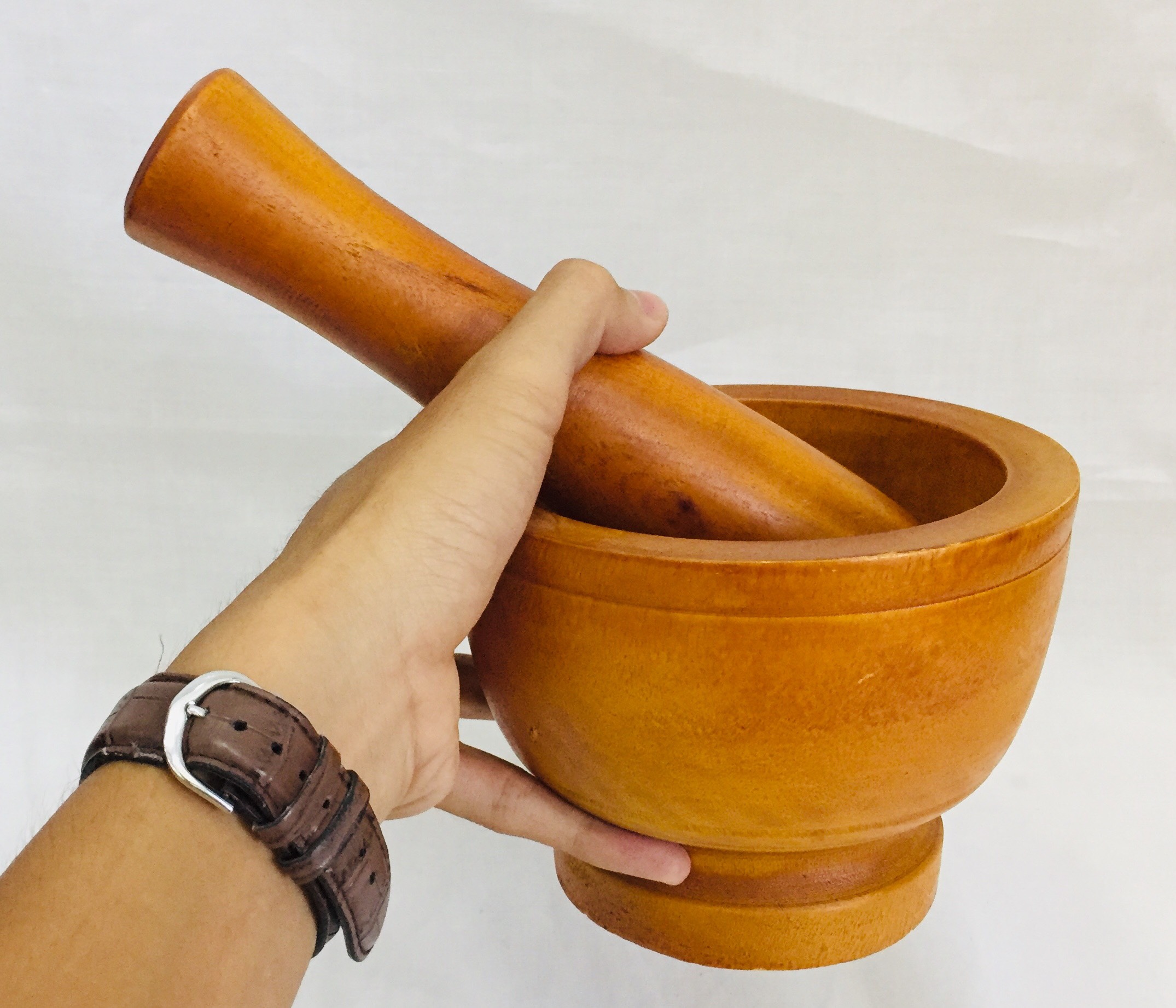 BỘ CỐI CHÀY GỖ XÀ CỪ THANH TÚ 15CM