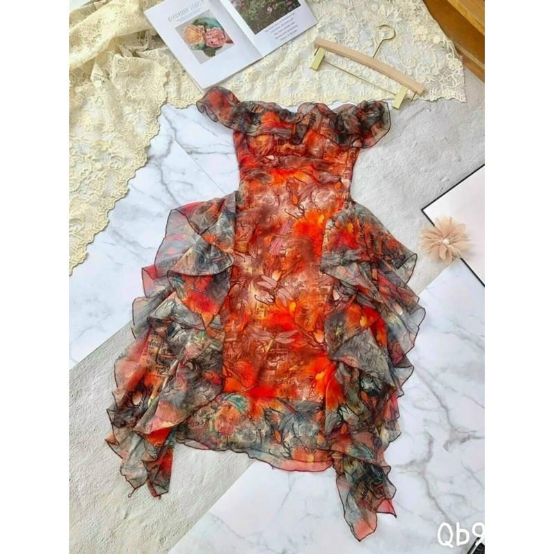 Đầm voan đuôi cá cao cấp