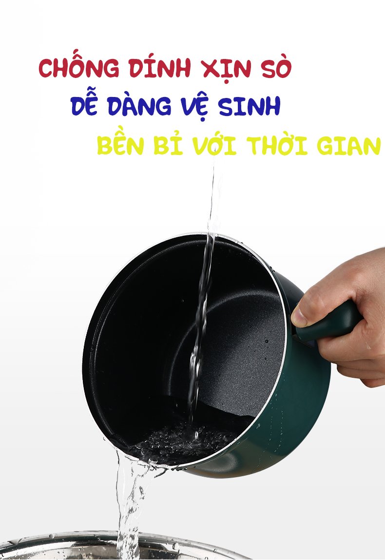 Nồi điện đa năng nấu, xào, chiên, luộc, lẩu,... kèm chảo 1,8L GXD25HC tặng tấm cách nhiệt + xẻng gỗ