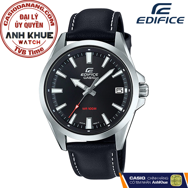 Đồng hồ nam dây da Casio Edifice chính hãng EFV-100L-1AVUDF (42mm)