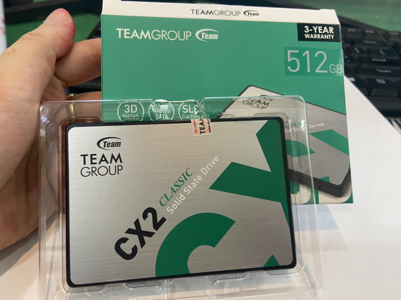 Ổ cứng SSD 512 - TEAMGROUP - Tốc độ cao - Vỏ Nhôm - Sịn- Hàng Chính Hãng