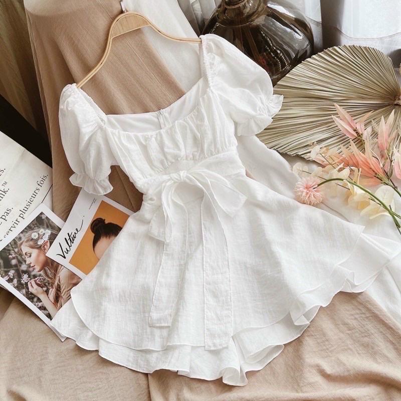 Jumsuit cột nơ 3 màu