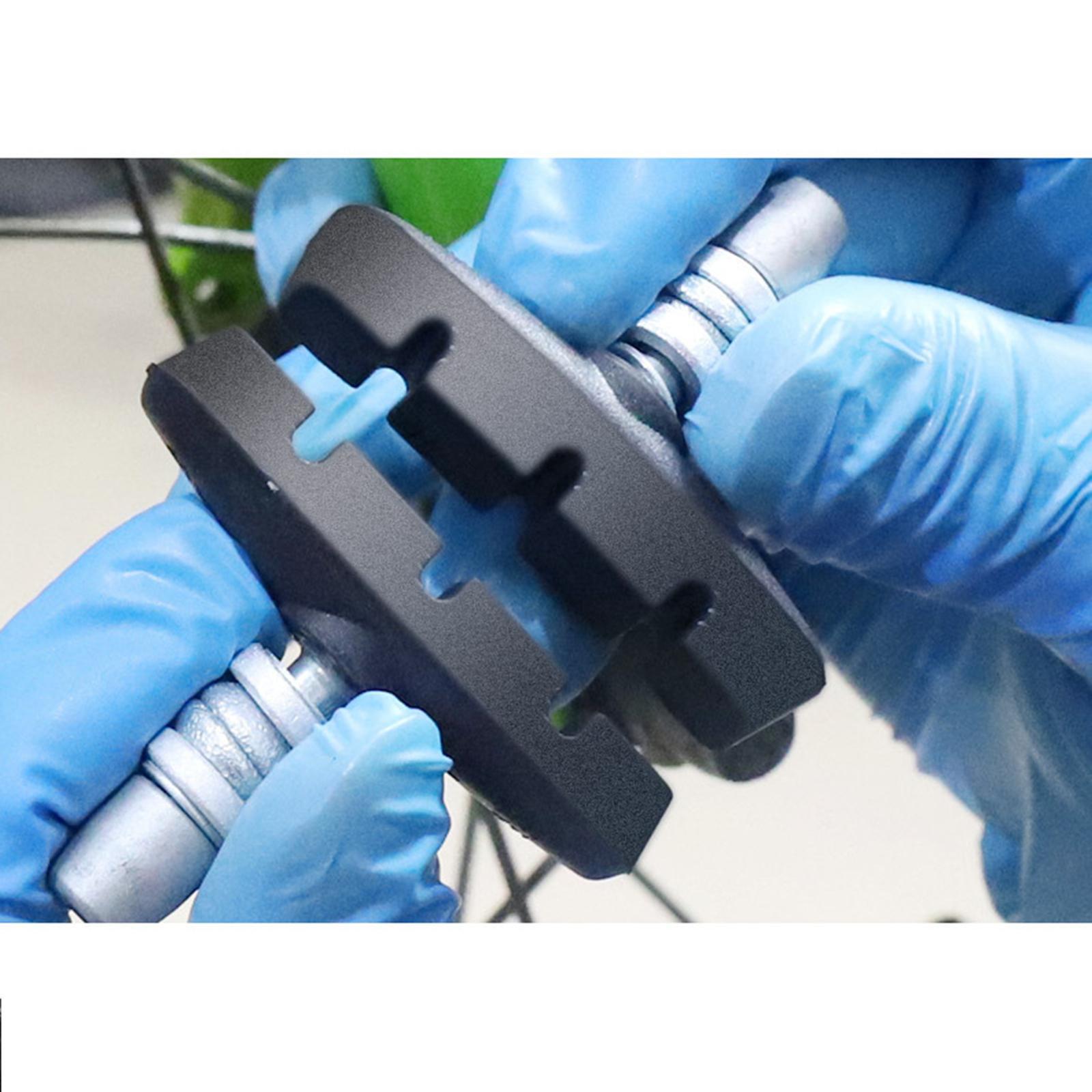 Lightweight Bike Brake Blocks Replacement 1 Pair V Brake Pads for Folding Bicycle