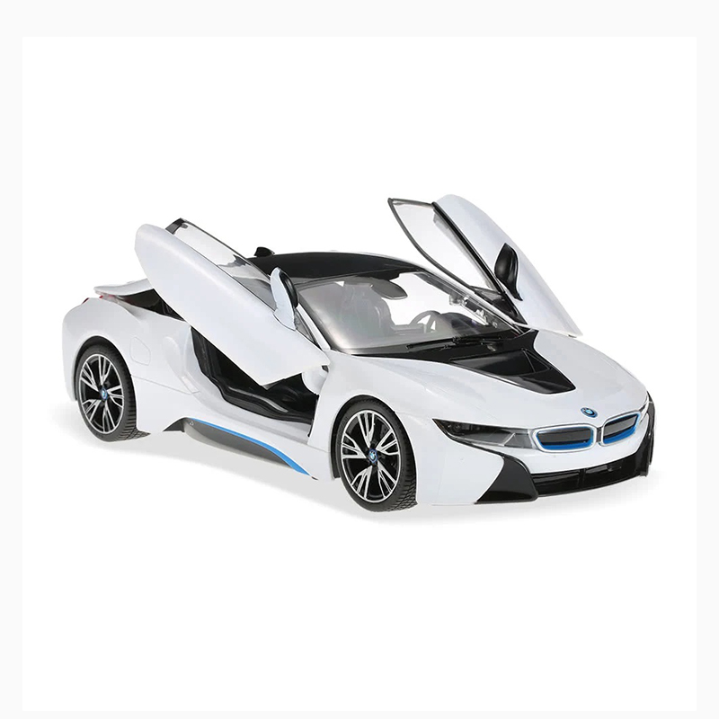 Đồ Chơi Điều Khiển RASTAR Xe Bmw I8 Mở Cửa Bằng Điều Khiển Trắng R71000