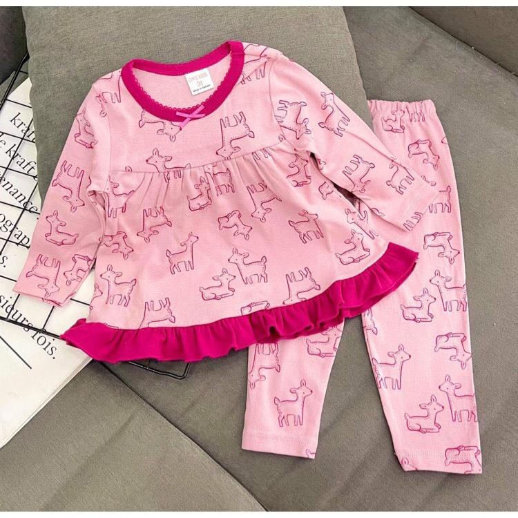 Bộ dài dáng xoè thun borip xuất xịn cho bé gái 8-22ký