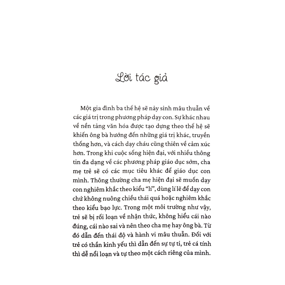Ông Bà Thông Thái, Bố Mẹ Thông Suốt, Dạy Con Thông Minh