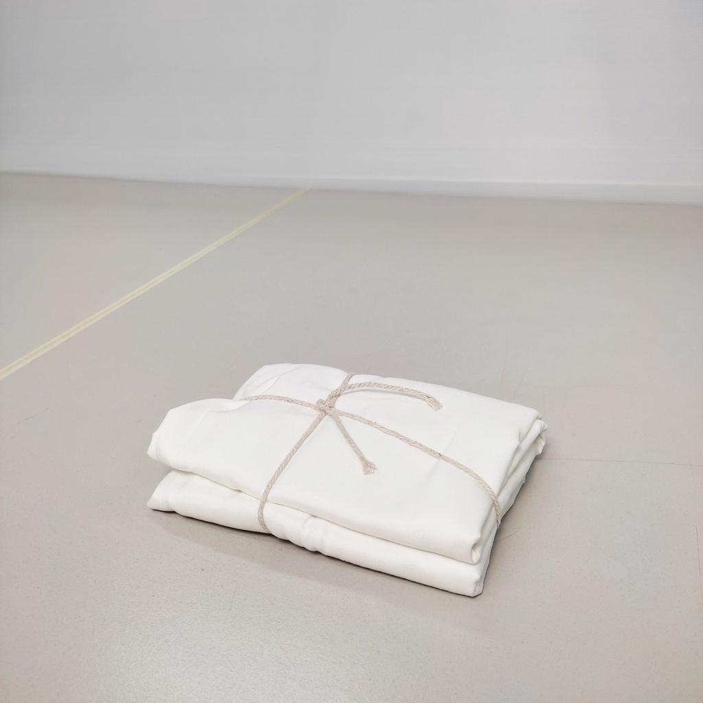 Vỏ gối ngủ cotton tici 50x70cm giá rẻ vải tốt màu trắng