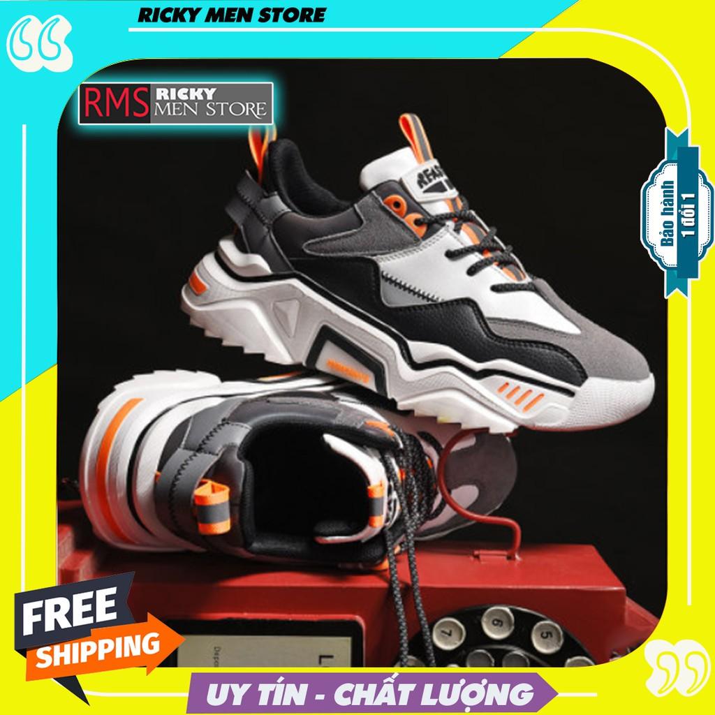 Giày sneaker nam phản quang cá tính - giày nam đế cao , năng động