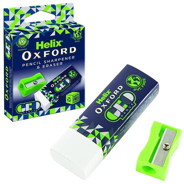 Hộp Gôm Chuốt Oxford Geo - Helix 100202 - Xanh Lá