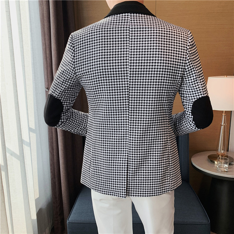 Áo Vest nam chất liệu Polyester được làm từ chất vải Caro Dày dặn trẻ trung phong cách lịch lãm H68