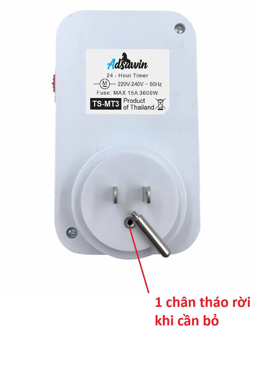 Bộ Hẹn Giờ Chạy Cơ, Phích Cắm Hẹn Giờ, Hàng Thái, Tự Động Bật Tắt 24h Trong Mọi Ngày, Tiện dụng và Bền Bỉ, Takyhome 8617