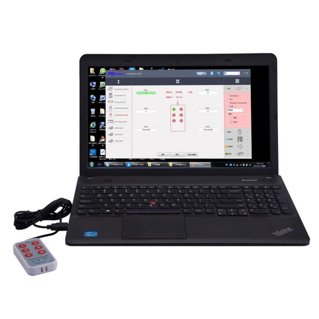 USB Handleheld Bàn Phím Bàn Phím 6 Phím Bấm Công Tắc Với CD Cho Laptop Chuyên Game Máy Tính Để Bàn