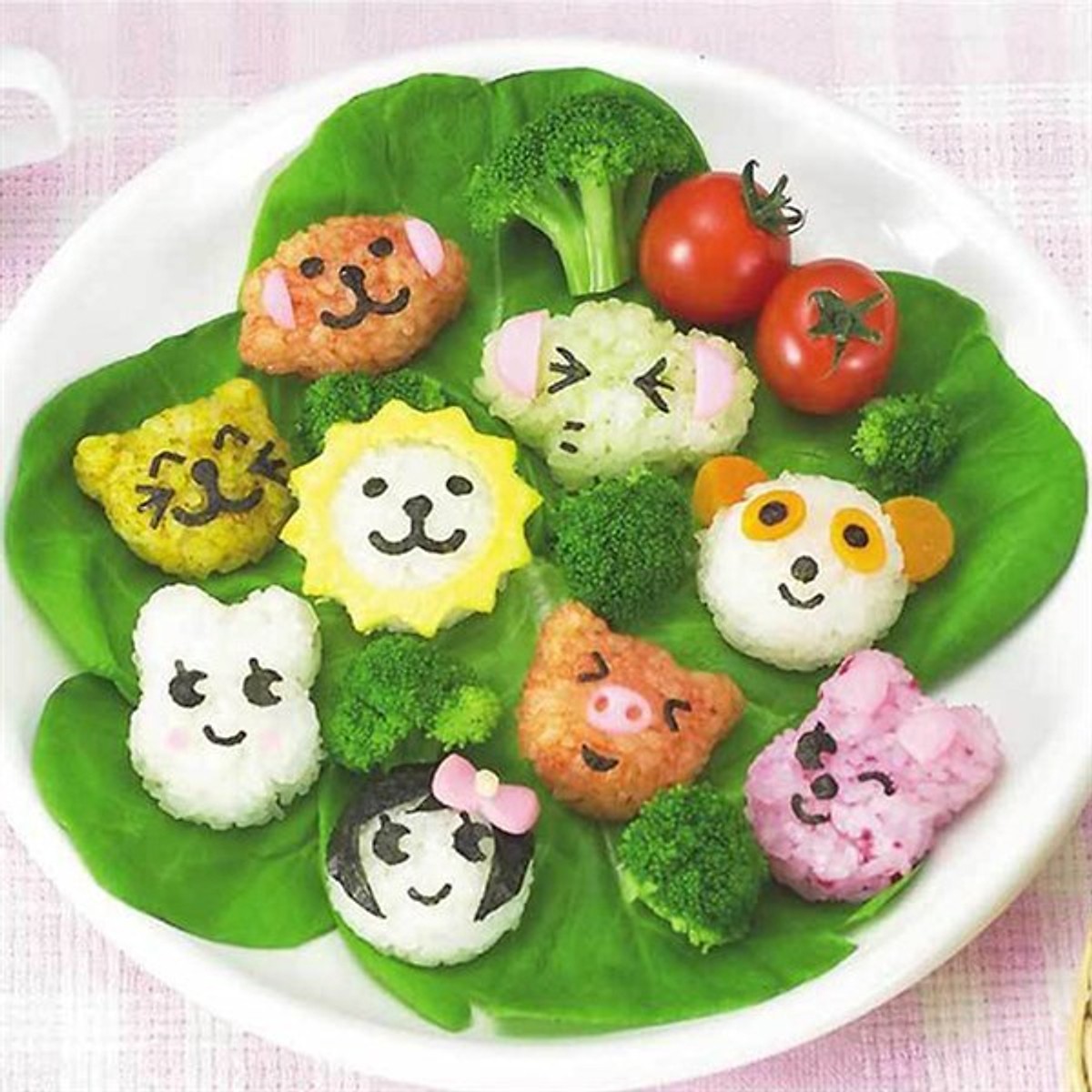 Bộ 6 khuôn cơm hình ngỗ nghĩnh tạo sự tò mò cho bé